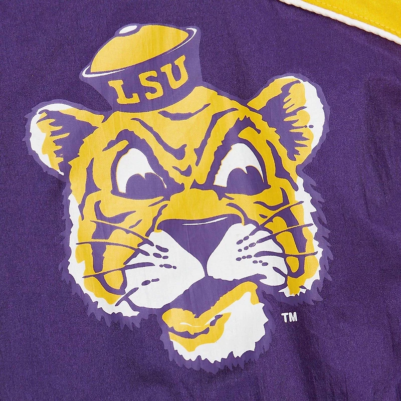 Mitchell  Ness LSU Tigers Big Shot Premium Full-Zip Windbreaker