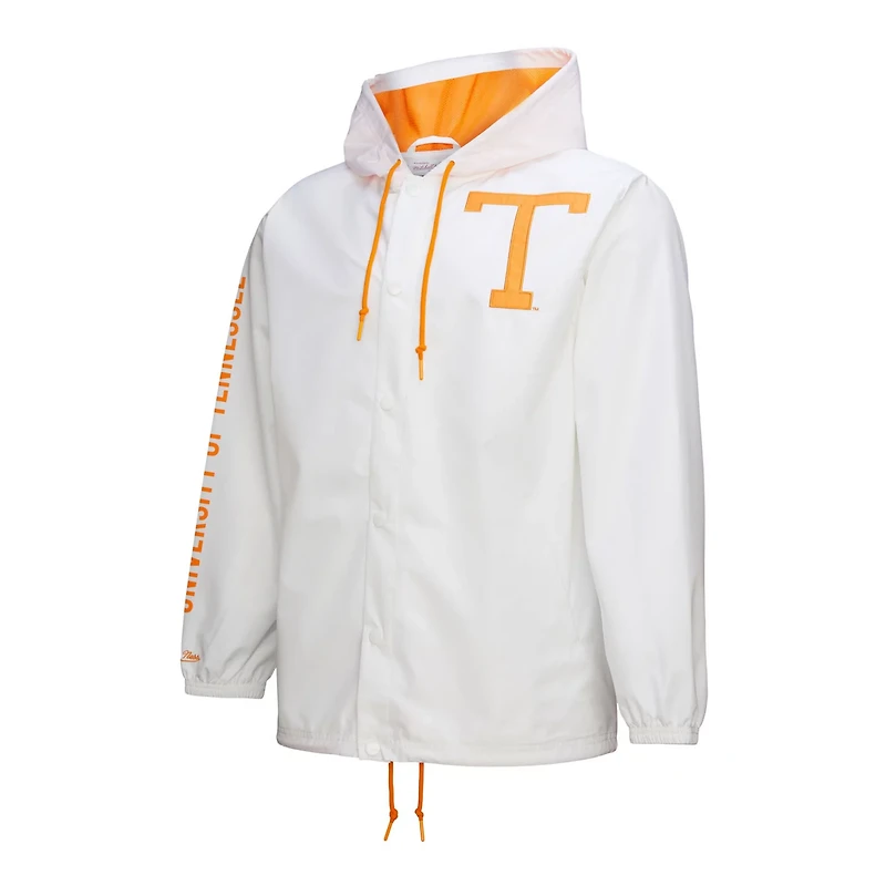 Mitchell  Ness Tennessee Volunteers Coaches Full-Snap Hoodie Jacket
