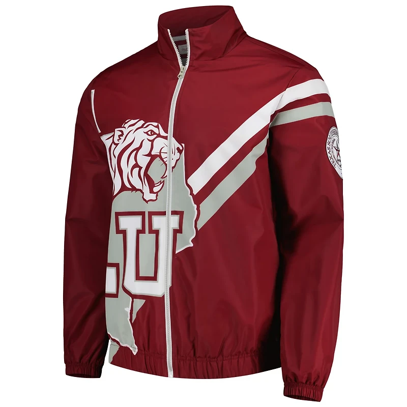 Mitchell Ness Texas Southern Tigers Exploded Logo Warm Up Full-Zip Jacket