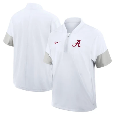 Nike Alabama Crimson Tide 2025 Sideline Coaches Lightweight Short Sleeve Jacket