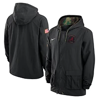 Nike Alabama Crimson Tide Full-Snap Hoodie Military Jacket