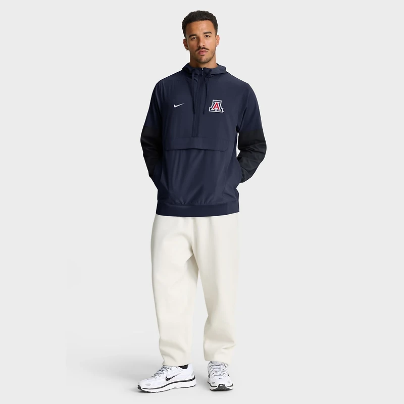 Nike Arizona Wildcats Anorak Half-Zip Hoodie Jacket