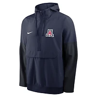 Nike Arizona Wildcats Anorak Half-Zip Hoodie Jacket