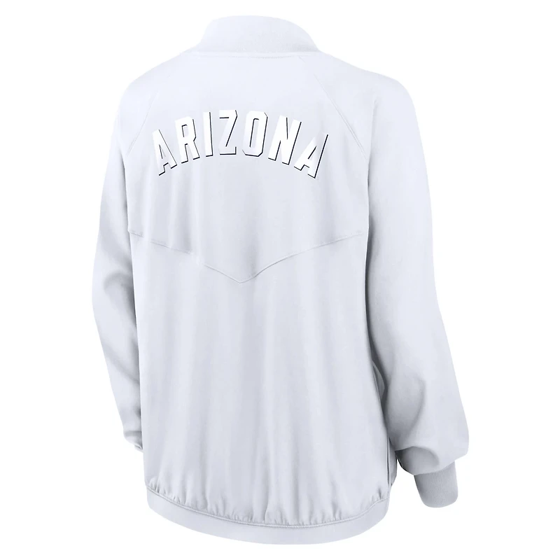 Nike Arizona Wildcats Raglan Full-Zip Bomber Jacket
