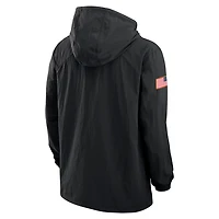 Nike Auburn Tigers 2025 NCAA Military Appreciation Full-Snap Jacket