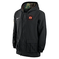 Nike Auburn Tigers 2025 NCAA Military Appreciation Full-Snap Jacket