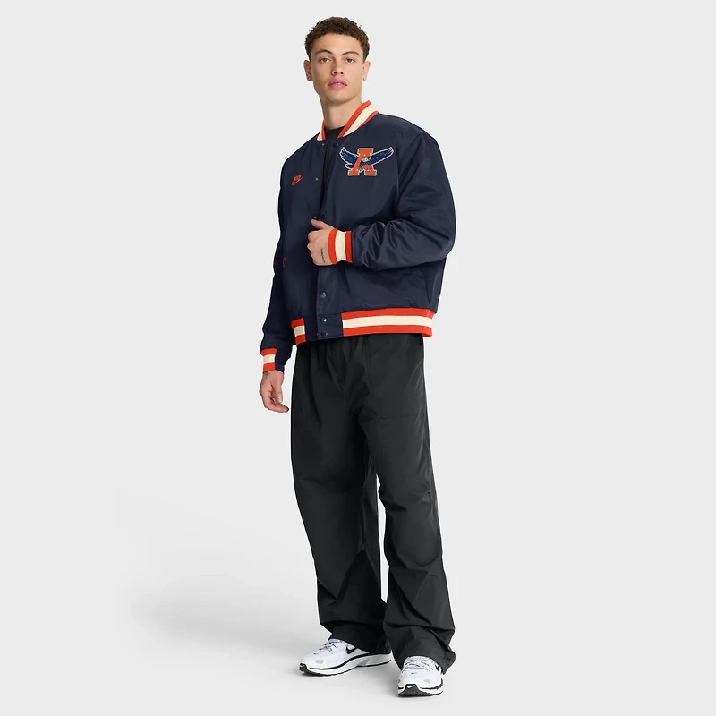 Nike Auburn Tigers Legacy Full-Snap Bomber Jacket