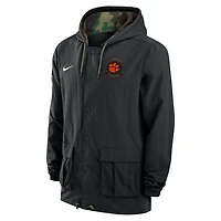 Nike Clemson Tigers 2025 NCAA Military Appreciation Full-Snap Jacket