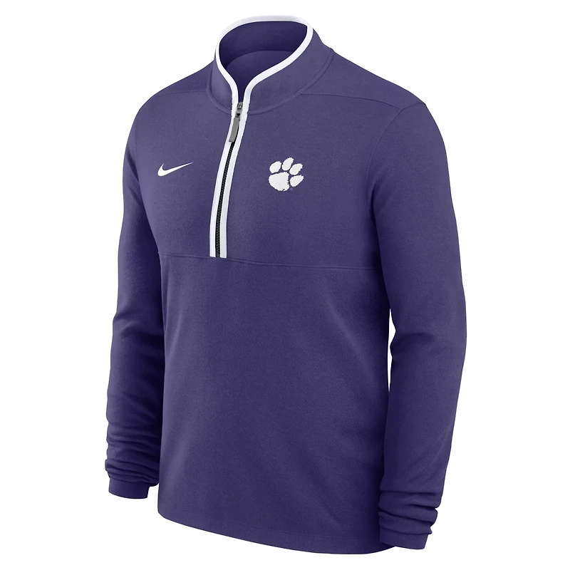 Nike Clemson Tigers Courtside Victory Dri-FIT Half-Zip Pullover