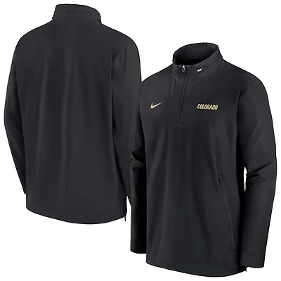 Nike Colorado Buffaloes 2024 Sideline Coach Quarter-Zip Hoodie Jacket