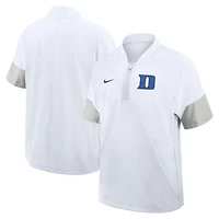 Nike Duke Blue Devils 2025 Sideline Coaches Lightweight Short Sleeve Jacket