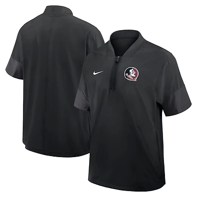 Nike Florida State Seminoles 2025 Sideline Coaches Lightweight Short Sleeve Jacket