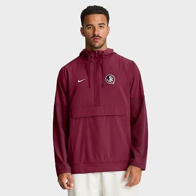 Nike Florida State Seminoles Anorak Half-Zip Hoodie Jacket