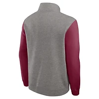 Nike Garnet Florida State Seminoles Club Fleece Half-Zip Pullover
