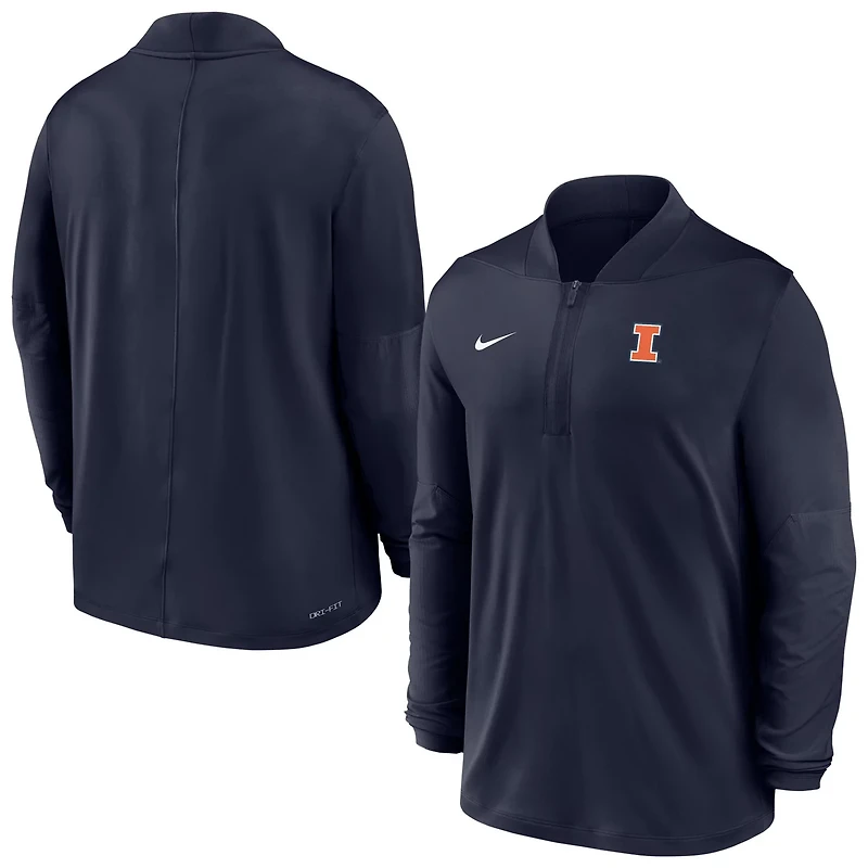 Nike Illinois Fighting Illini Dri-FIT Half-Zip Pullover