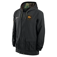 Nike Iowa Hawkeyes 2025 NCAA Military Appreciation Full-Snap Jacket