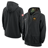 Nike Iowa Hawkeyes 2025 NCAA Military Appreciation Full-Snap Jacket