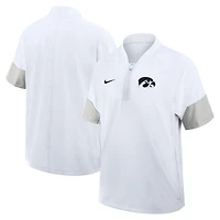 Nike Iowa Hawkeyes 2025 Sideline Coaches Lightweight Short Sleeve Jacket