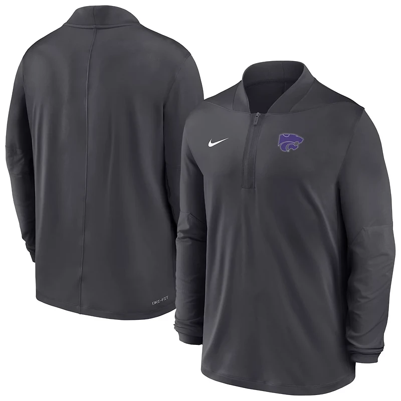 Nike Kansas State Wildcats Dri-FIT Half-Zip Pullover