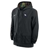 Nike Kentucky Wildcats 2025 NCAA Military Appreciation Full-Snap Jacket
