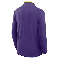 Nike LSU Tigers Courtside Victory Dri-FIT Half-Zip Pullover