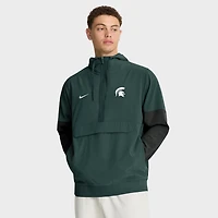 Nike Michigan State Spartans Anorak Half-Zip Hoodie Jacket