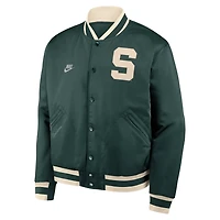 Nike Michigan State Spartans Legacy Full-Snap Bomber Jacket