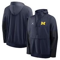 Nike Michigan Wolverines Anorak Half-Zip Hoodie Jacket