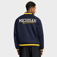 Nike Michigan Wolverines Legacy Full-Snap Bomber Jacket