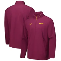 Nike Minnesota Golden Gophers 2024 Sideline Coach Quarter-Zip Hoodie Jacket