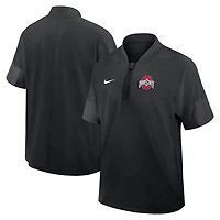 Nike Ohio State Buckeyes 2025 Sideline Coaches Lightweight Short Sleeve Jacket
