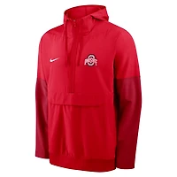 Nike Ohio State Buckeyes Anorak Half-Zip Hoodie Jacket