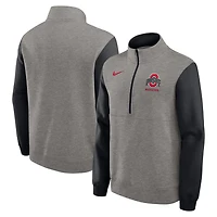 Nike Ohio State Buckeyes Club Fleece Half-Zip Pullover