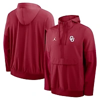 Nike Oklahoma Sooners Anorak Half-Zip Hoodie Jacket