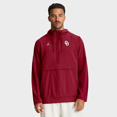 Nike Oklahoma Sooners Anorak Half-Zip Hoodie Jacket