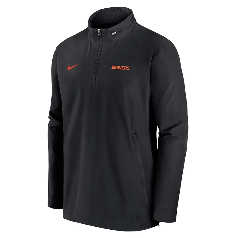 Nike Oregon State Beavers 2024 Sideline Coach Quarter-Zip Hoodie Jacket