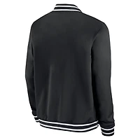 Nike Rutgers Scarlet Knights Sideline Relaxed Full-Zip Bomber Jacket