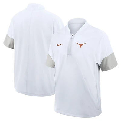 Nike Texas Longhorns 2025 Sideline Coaches Lightweight Short Sleeve Jacket