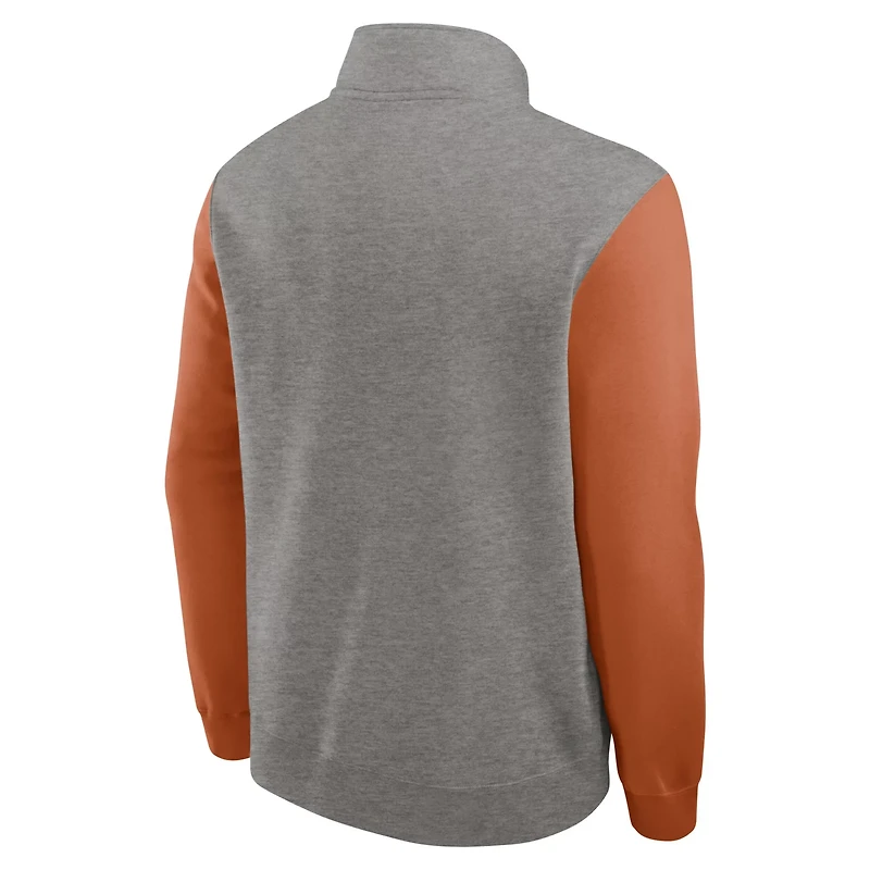 Nike Texas Longhorns Club Fleece Half-Zip Pullover
