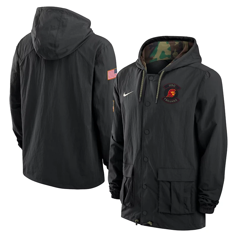 Nike USC Trojans 2025 NCAA Military Appreciation Full-Snap Jacket