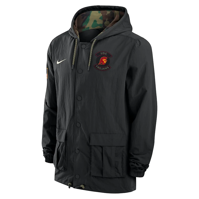 Nike USC Trojans 2025 NCAA Military Appreciation Full-Snap Jacket