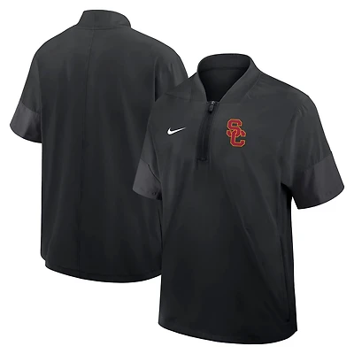 Nike USC Trojans 2025 Sideline Coaches Lightweight Short Sleeve Jacket
