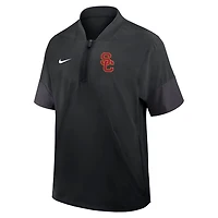 Nike USC Trojans 2025 Sideline Coaches Lightweight Short Sleeve Jacket