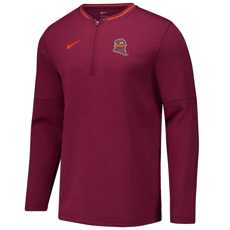 Nike Virginia Tech Hokies Coaches Quarter-Zip Jacket