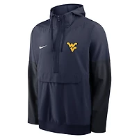 Nike West Virginia Mountaineers Anorak Half-Zip Hoodie Jacket