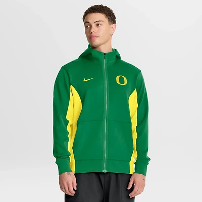 Nike Yellow Oregon Ducks Dri-FIT Game Full-Zip Hoodie Jacket