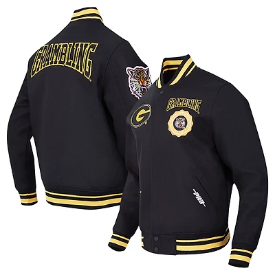 Pro Standard Grambling Tigers Crest Wool Full-Zip Jacket