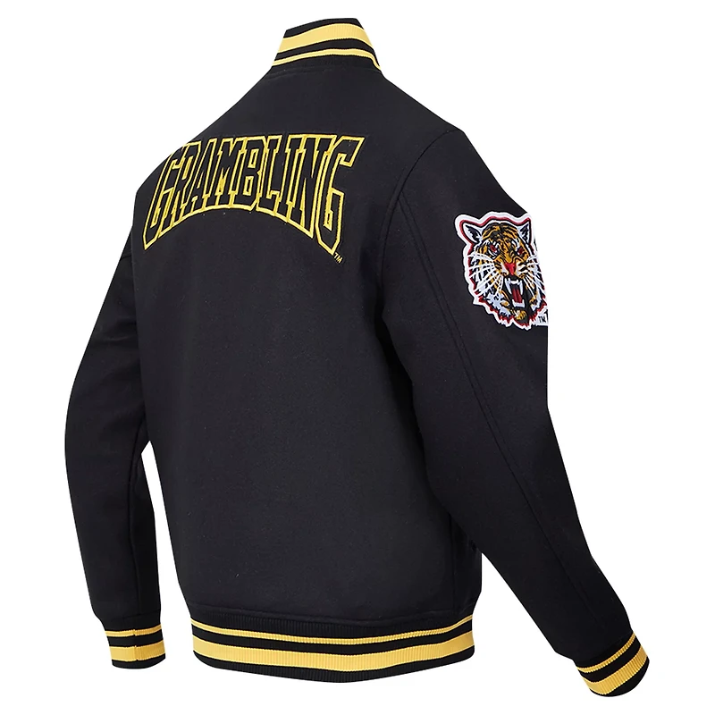 Pro Standard Grambling Tigers Crest Wool Full-Zip Jacket
