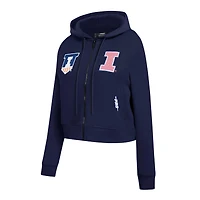 Pro Standard Illinois Fighting Illini Game Day Sequin Full-Zip Hooded Jacket