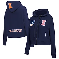 Pro Standard Illinois Fighting Illini Game Day Sequin Full-Zip Hooded Jacket